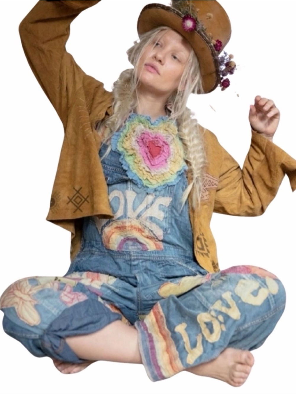 Magnolia Pearl Woodstock Love Overalls ❤️Special Edition❤️LIMITED RELEASE❤️
